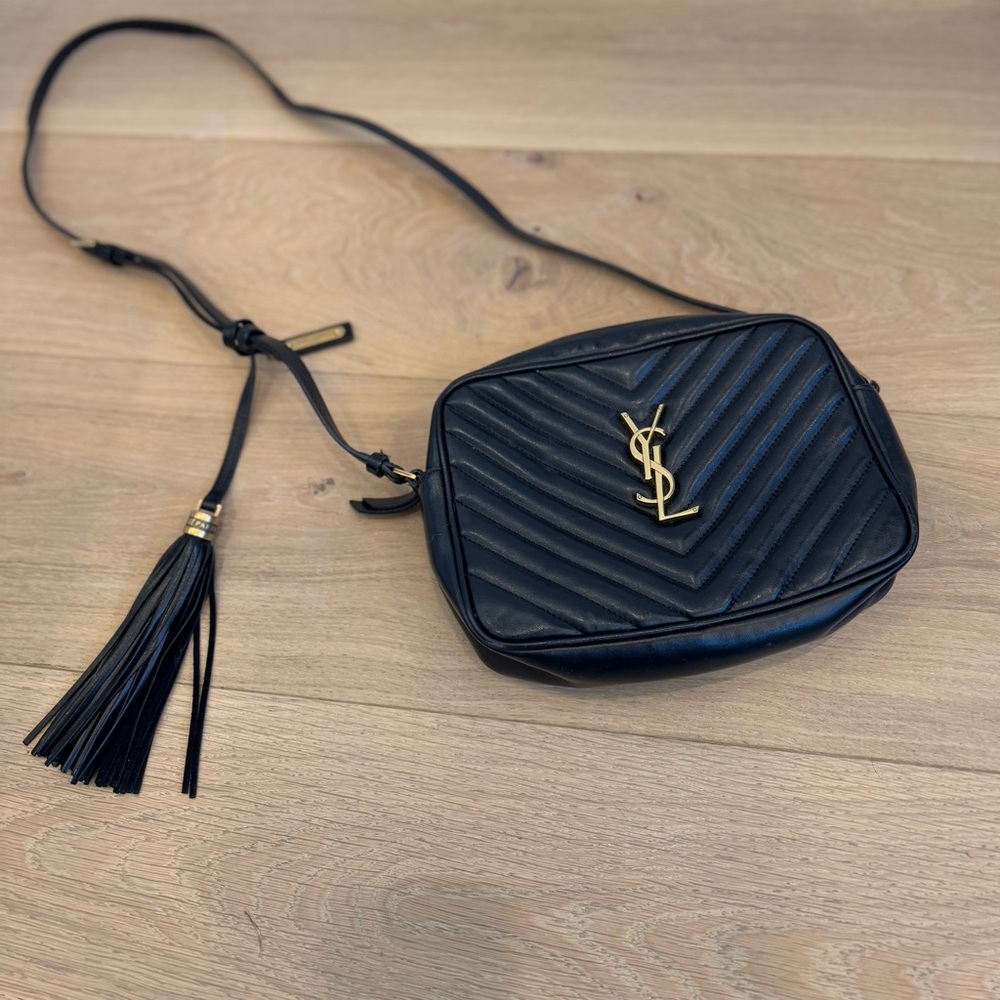 Authentic Ysl Medium Black Camera Bag - image 1